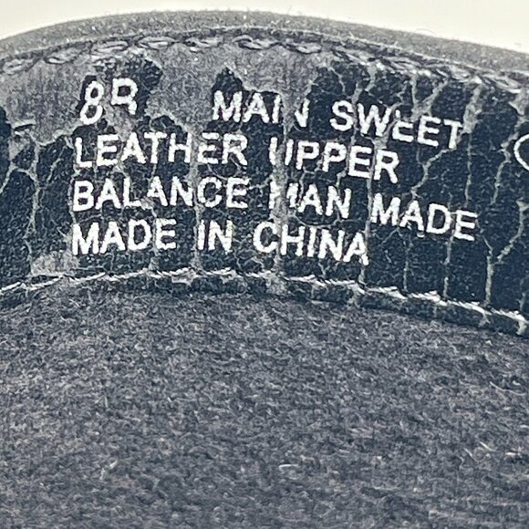 Aerosoles Black Suede Y2K Block Heel Mules Size 8 Slip On Retro 90s Minimalist - Picture 7 of 10